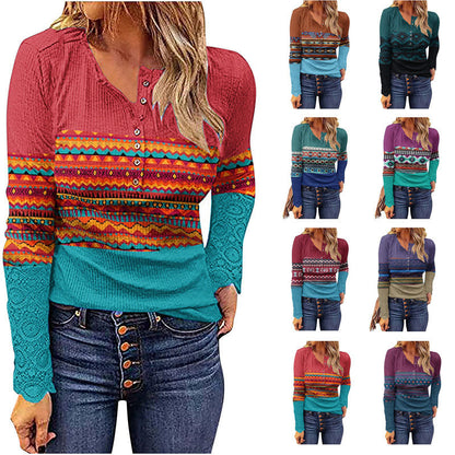 Desert Sunset Cowgirl Knit Top Country in My Heart