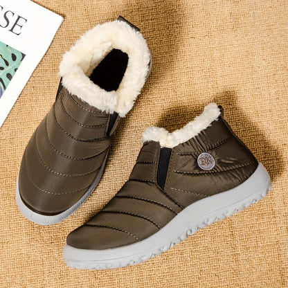 Women'S Winter Snow Boots, Warm And Plush, Short Boots, Shoes, Thickened, Flat-Soled Footwear. NovaCart