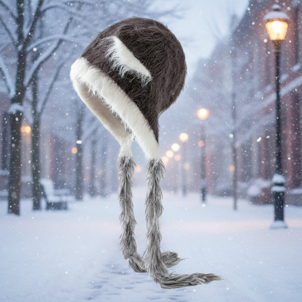 Cat Ears Mink Wool Ear-Protection Knitted Hat — Cozy Animal Ear Beanie FitiqueFit