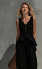 Women's Sleeveless Top & Wide-Leg Pants Two-Piece Set FitiqueFit