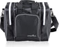 Bowling Bag for Single Ball - Single Ball Tote Bag with Padded Ball Holder - Fits a Single Pair of Bowling Shoes up to Mens Size 14