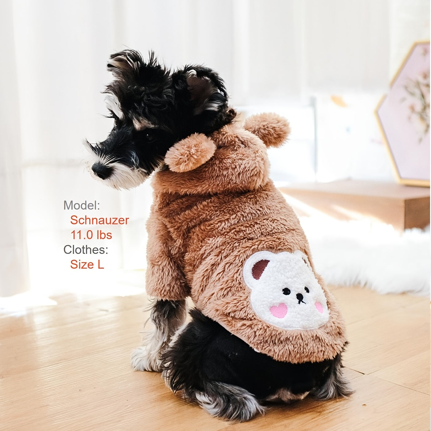 Pet Warm Teddy Bear Costume, Dog & Cat Pet Costumes NovaCart
