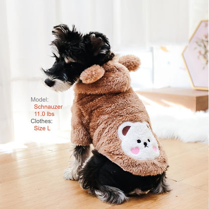 Pet Warm Teddy Bear Costume, Dog & Cat Pet Costumes NovaCart