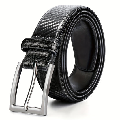 Men's Leather Belt, Fashion & Classic Casual Belt with Single Prong Buckle for Jeans, Pants, Work And Business, Gift for Dad & Husband NovaCart