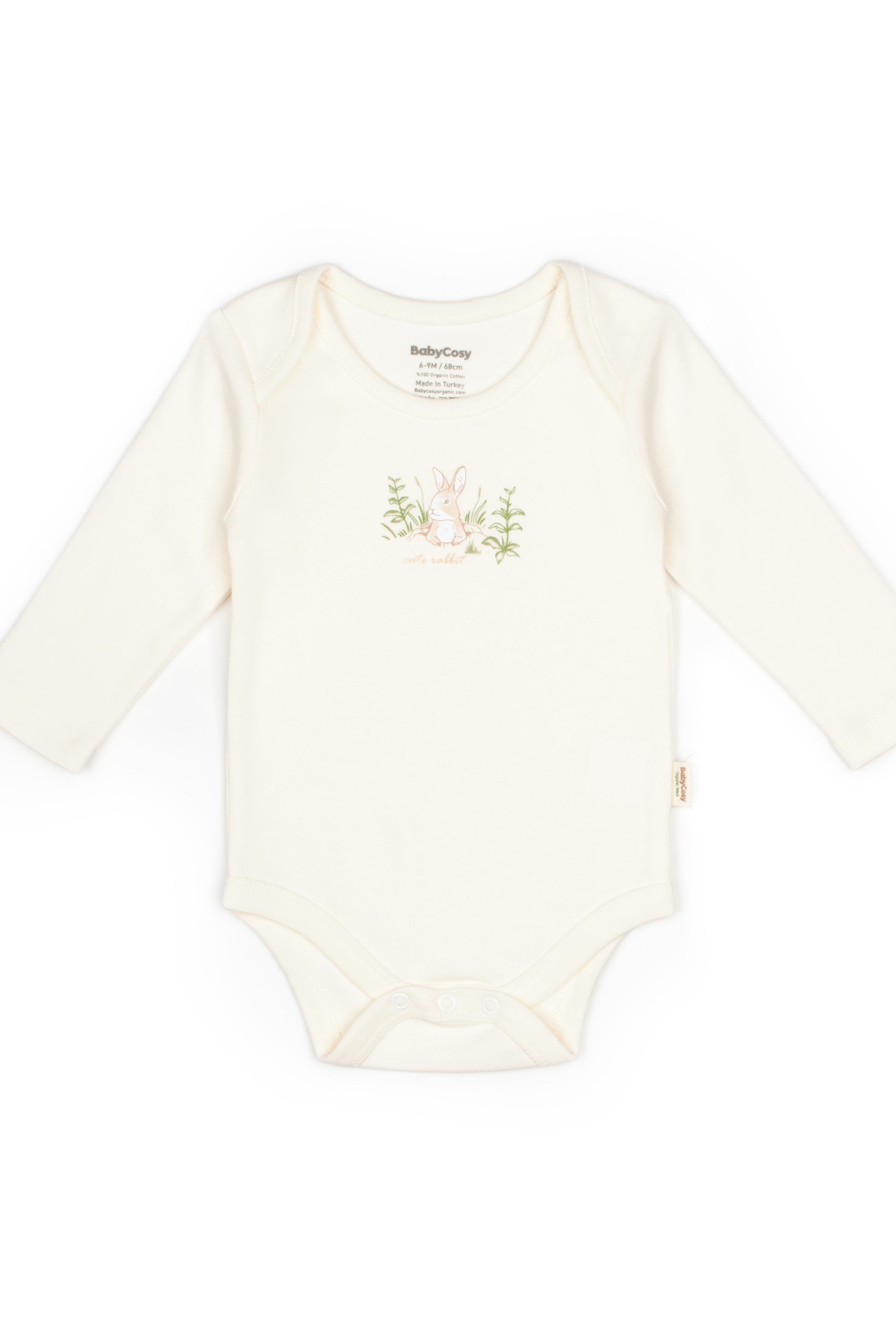 Ecru Bunny Long Sleeve Bodysuit Honey and Hive
