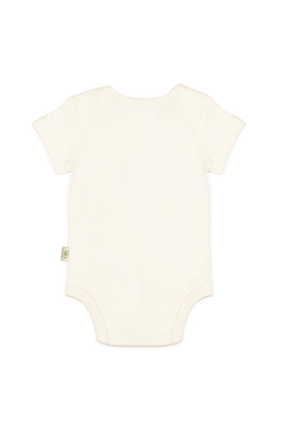 Ecru Bunny Short Sleeve Bodysuit Honey and Hive