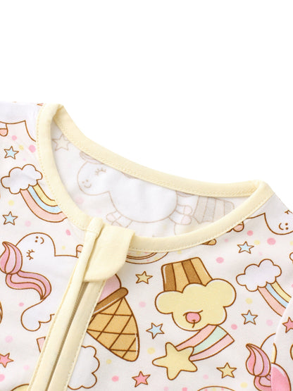 Posh TOT Sweet Treats Bamboo Baby Convertible Zippy Romper  CINCO DE MAYO PROMO - FINAL SALE Charlies Project Kids