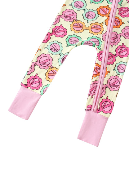 Posh TOT Sassy Shades Bamboo Baby Convertible Zippy Romper  CINCO DE MAYO PROMO - FINAL SALE Charlies Project Kids