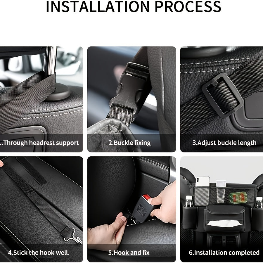 Large Capacity Handbag Holder for Cars, Designed to Fit Between Seats, Perfect for Storing Documents And Phones, And Serves As an Organizer for Automotive Consoles NovaCart