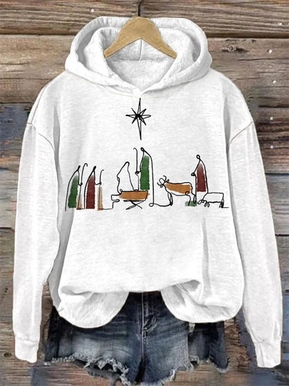 Women’s 3D Digital Print Hoodie – Casual Graphic Sweatshirt FitiqueFit
