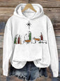 Women’s 3D Digital Print Hoodie – Casual Graphic Sweatshirt FitiqueFit
