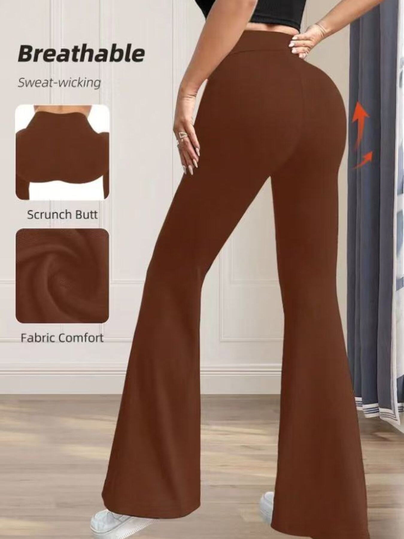 High Waist Flare Pants New Era Fashion LLc