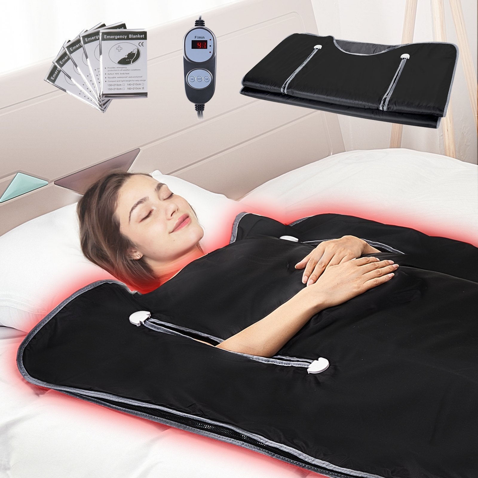 🔥 Portable Far Infrared Sauna Blanket SmartPursue™