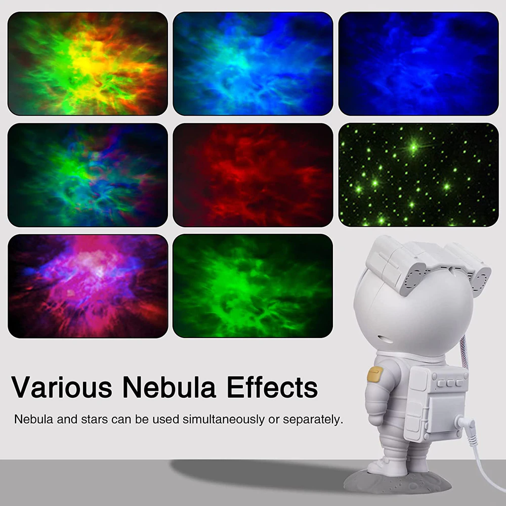 Astronaut Projector Galaxy Starry Sky Night Light Ocean Star LED Lamp Remote New Era Fashion LLc
