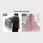Women's Casual Shawl Wrap - Solid Color, Lightweight Polyester Knit - Going Out Essentials | Fringe Trim | Floral Lace Details NovaCart