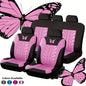Butterfly Heat Transfer Craft Car Seat Cover for 5 Seats (Universal Type) NovaCart