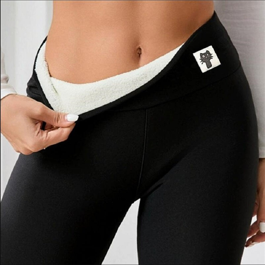 Fleece-Lined Thick Cashmere Winter Leggings FitiqueFit