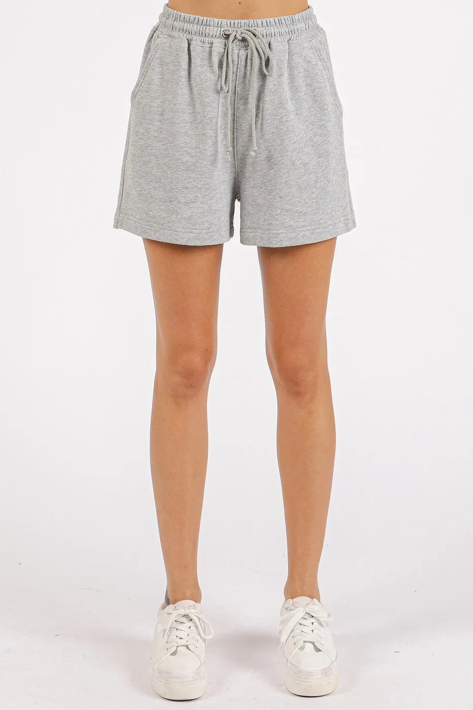 Mittoshop French Terry Crew Neck Top and Shorts Set West2East Surf