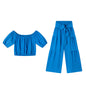 High-Waist Flared Pants & Top Two-Piece Set – 7 Colors, S–2XL FitiqueFit