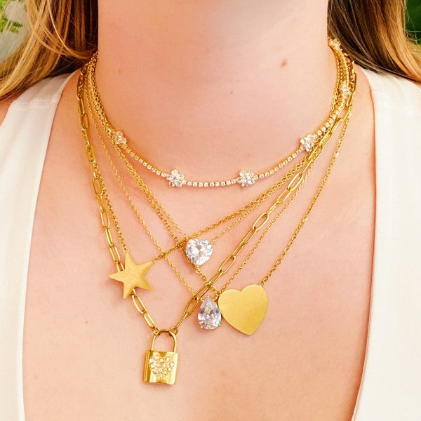 Stella Shiny Flower Necklace Shop Style & More | Fresh Looks, Everyday Deals & Free Shipping