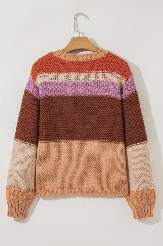 Colorblock Drop Shoulder Cropped Sweater Shop Style & More | Fresh Looks, Everyday Deals & Free Shipping