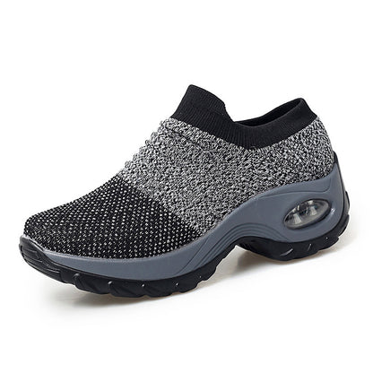 Women's Air Cushion Sole Chunky Sneakers - Lightweight Mesh Low Top Running Shoes - Breathable & Comfortable - For Women - Suitable for Running, Walking & Casual Wear - Great Gift for Fitness Enthusiasts NovaCart