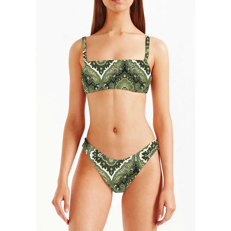Women's Sexy Printed Bikini Set (Cross-Border)