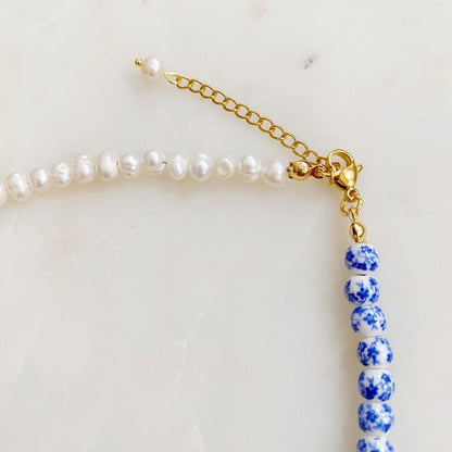 So Fresh Pearl And Porcelain Choker Necklace Shop Style & More | Fresh Looks, Everyday Deals & Free Shipping