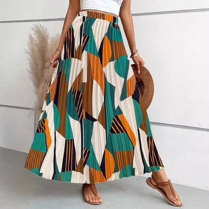 Women's Fashion Casual Printing Skirt Grayceful LLC