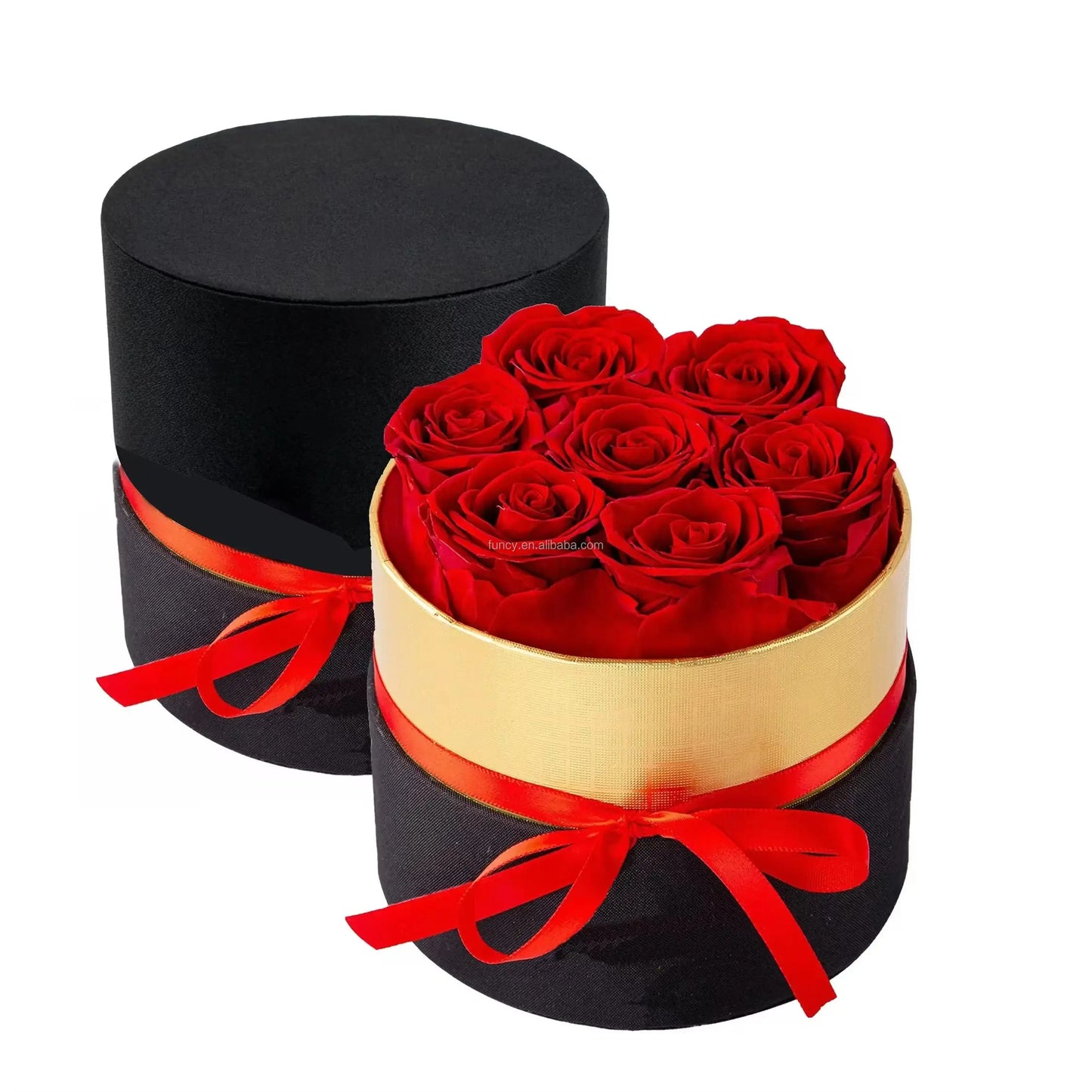 Elegant Custom Logo Preserved Roses Gift Box - Perfect for Mother's Day and Special Occasions