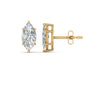 Marquise Diamond 6 Prong Stud Earrings Fascinating Diamonds