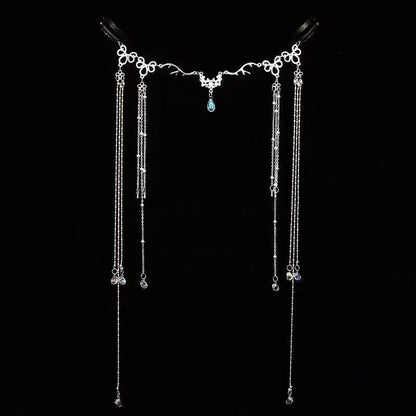 Elegance‌ Crystal Teardrop Hair Jewelry Forehead Accent (MAC335) Mariam's Collection