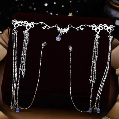 Elegance‌ Crystal Teardrop Hair Jewelry Forehead Accent (MAC335) Mariam's Collection