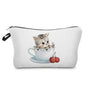Elegant Multicolor Printed Large Capacity Pencil Case For Students Cute Cartoon Theme Stationary Cosmetic Bag Stevvex