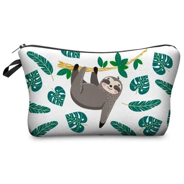 Elegant Multicolor Printed Large Capacity Pencil Case For Students Cute Cartoon Theme Stationary Cosmetic Bag Stevvex