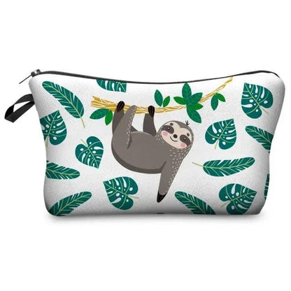Elegant Multicolor Printed Large Capacity Pencil Case For Students Cute Cartoon Theme Stationary Cosmetic Bag Stevvex
