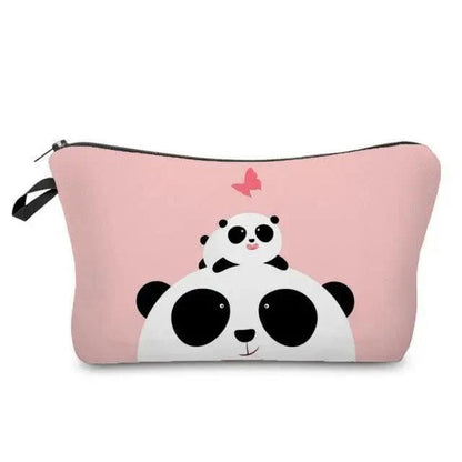 Elegant Multicolor Printed Large Capacity Pencil Case For Students Cute Cartoon Theme Stationary Cosmetic Bag Stevvex