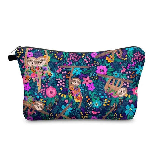 Elegant Multicolor Printed Large Capacity Pencil Case For Students Cute Cartoon Theme Stationary Cosmetic Bag Stevvex