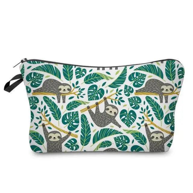 Elegant Multicolor Printed Large Capacity Pencil Case For Students Cute Cartoon Theme Stationary Cosmetic Bag Stevvex
