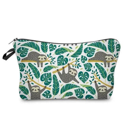 Elegant Multicolor Printed Large Capacity Pencil Case For Students Cute Cartoon Theme Stationary Cosmetic Bag Stevvex