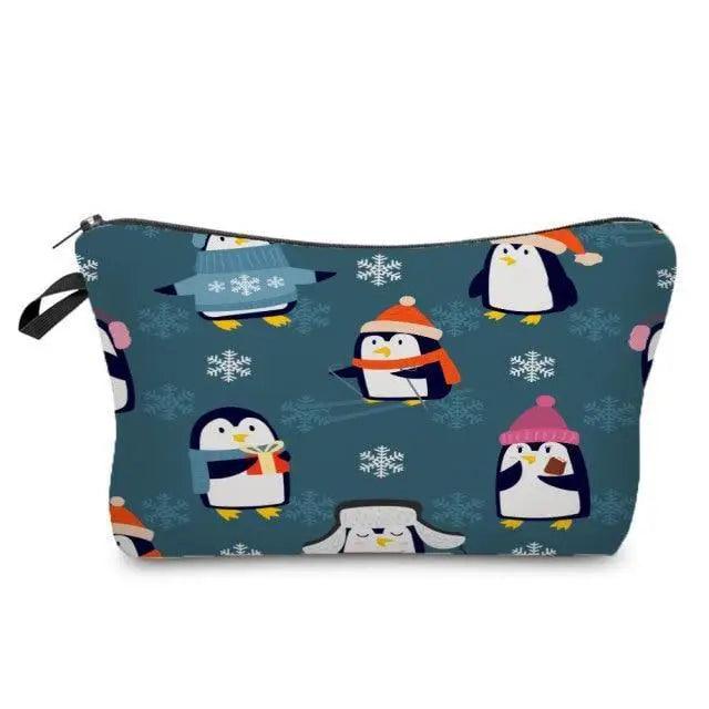 Elegant Multicolor Printed Large Capacity Pencil Case For Students Cute Cartoon Theme Stationary Cosmetic Bag Stevvex