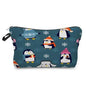 Elegant Multicolor Printed Large Capacity Pencil Case For Students Cute Cartoon Theme Stationary Cosmetic Bag Stevvex