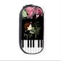 Elegant Music Note Piano Pen Case Holder Stylish Black/White Pencil Bag Guitar Pencil Case Unique Stationery Case For School Stevvex