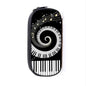 Elegant Music Note Piano Pen Case Holder Stylish Black/White Pencil Bag Guitar Pencil Case Unique Stationery Case For School Stevvex