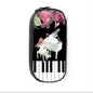 Elegant Music Note Piano Pen Case Holder Stylish Black/White Pencil Bag Guitar Pencil Case Unique Stationery Case For School Stevvex