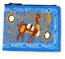 Embroidered Alpaca Pocket / Coin Purse Purely Alpaca