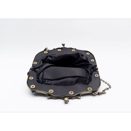 Embroidered Rose with Sequins Beads Evening Clutch Bag (MAC291) Mariam's Collection