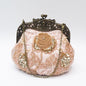 Embroidered Rose with Sequins Beads Evening Clutch Bag (MAC291) Mariam's Collection