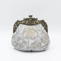 Embroidered Rose with Sequins Beads Evening Clutch Bag (MAC291) Mariam's Collection