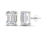 Emerald Cut Diamond Stud Earrings Fascinating Diamonds